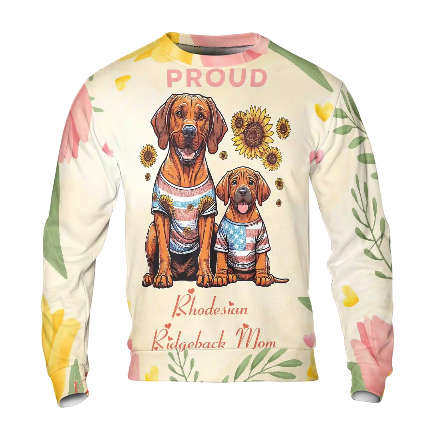 Happy Mother's Day Proud Rhodesian Ridgeback Mom All Over Print 3D ...