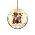 thumbnail image 1 of Happy Mother's Day Proud Rhodesian Ridgeback Mom Ceramic Round Ornament Ridgebacks Dog Lover Gifts Home Tree Decor - 03003, 1 of 5