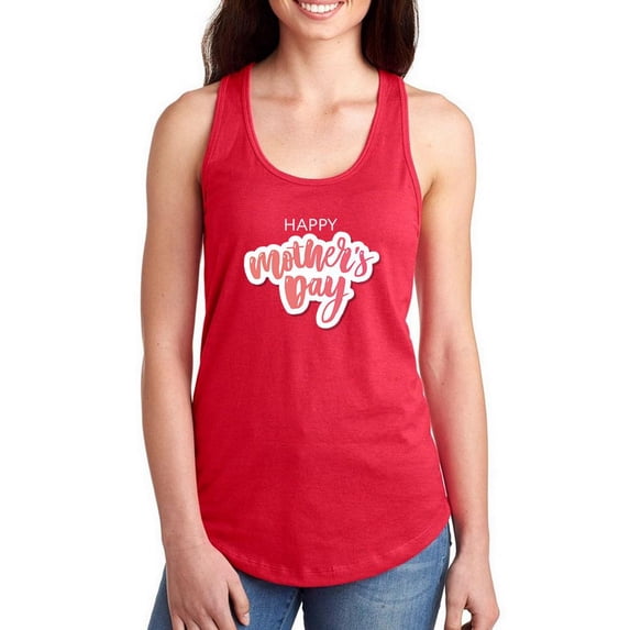 Happy Mother's Day! Racerback Tank Women -Image by Shutterstock, Female Small