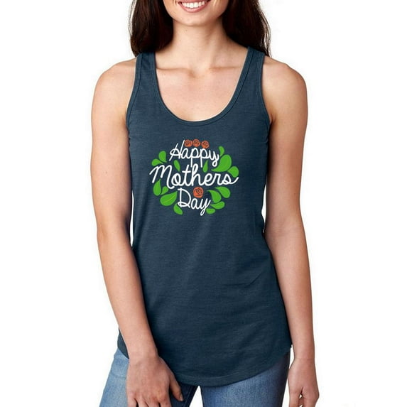 Happy Mother's Day Roses Racerback Tank Women -Image by Shutterstock, Female XX-Large
