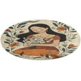 thumbnail image 1 of Happy Mother's Day Round Small Area Rug, Print Non Slip Washable Floor Mat, Soft Throw Rug for Living Room, Powder Room Entryway, Bathroom, Bedside, 1 of 6