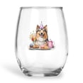 thumbnail image 1 of Happy Mother's Day Shetland Sheepdog with Sweets and Flowers at a Picnic 15oz Stemless Wine Glass Mug Sheltie Dog Lover Gifts Wine Glasses Cup - 13005, 1 of 5