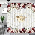 thumbnail image 1 of Happy Mother''s Day Shower Curtain Floral Shower Curtain for Bathroom Washable Durable Fabric Bathroom Shower Curtains 72x72 inch, 1 of 5