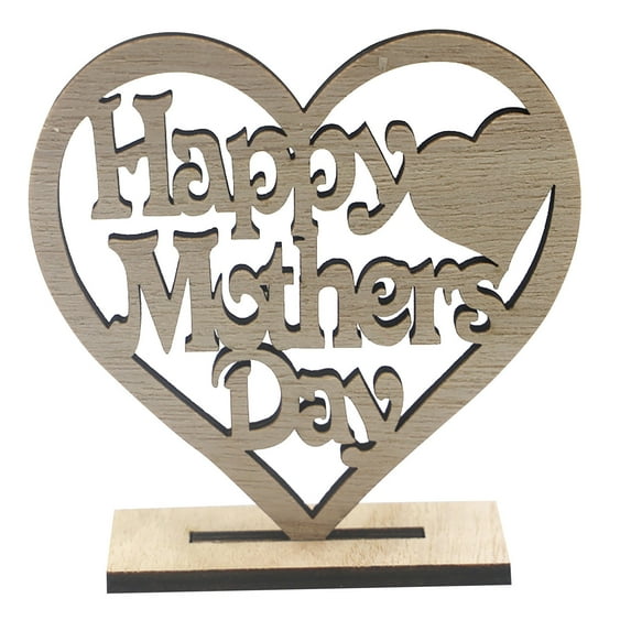 Happy Mother's Day Sign, Mothers Day Decorations for Home, Shelf, Mantel, Indoor, Mothers Day Gifts for Mom from Daughter Son, Mother Day Table Top Party Decoration (Mother's Day)