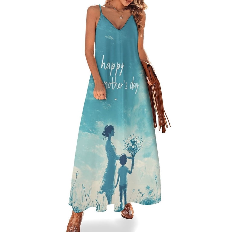Happy Mother's Day Sleeveless Dress for Women Clothing Female Women's  Summer Skirt - Walmart.com
