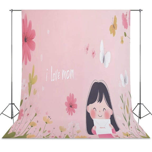 Happy Mother's Day Spring Backdrop Backdrops for Photography Photo Background Nature Scenery Banner
