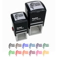 thumbnail image 1 of Happy Mother's Day Superhero Mom with Cape Self-Inking Rubber Stamp Ink Stamper - Yellow Ink - Small 1 Inch, 1 of 7