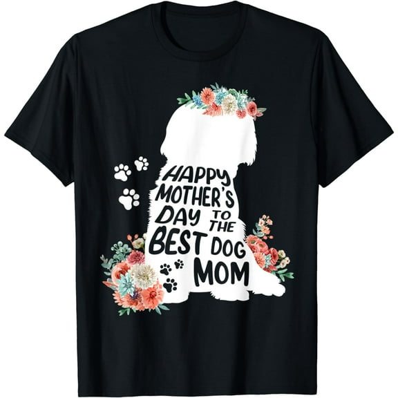 Happy Mother's Day To The Best Maltese Mom Dog Lover Women T-Shirt