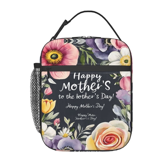 Happy Mother's Day To The Best Mom Lunch Bag Portable Thermal Lunch Box for Men and Women
