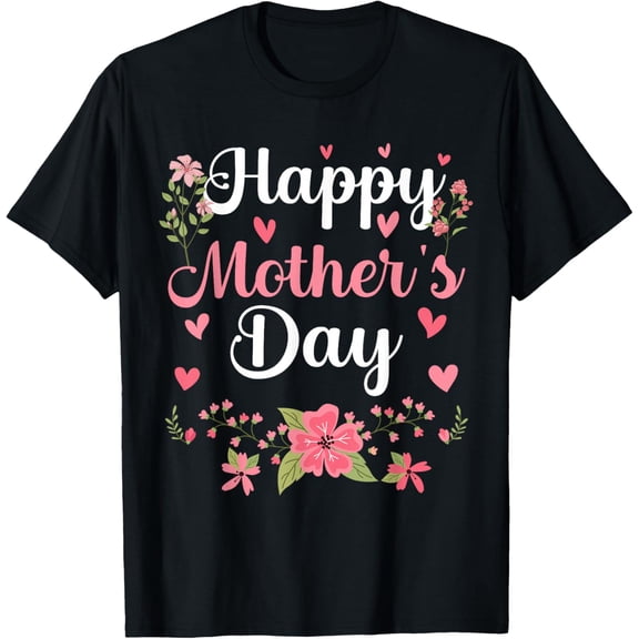 Happy Mother's Day Vinatge Mommy Cute Floral Women For Mom Grandma T-shirt