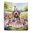 thumbnail image 1 of Happy Mother's Day Wirehaired Pointing Griffon with Sweets and Flowers at a Picnic Quilt Blanket Dog Lover Cozy Comforter Throw Blanket - 13005, 1 of 5