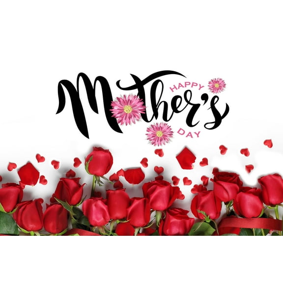 Happy Mother's Day! and roses Card Poster 20"x30"