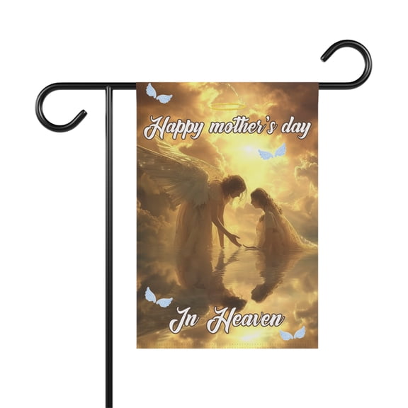 Happy Mother's Day in Heaven Garden Flag, Angel In Heaven Flag ID-0307-B5JU