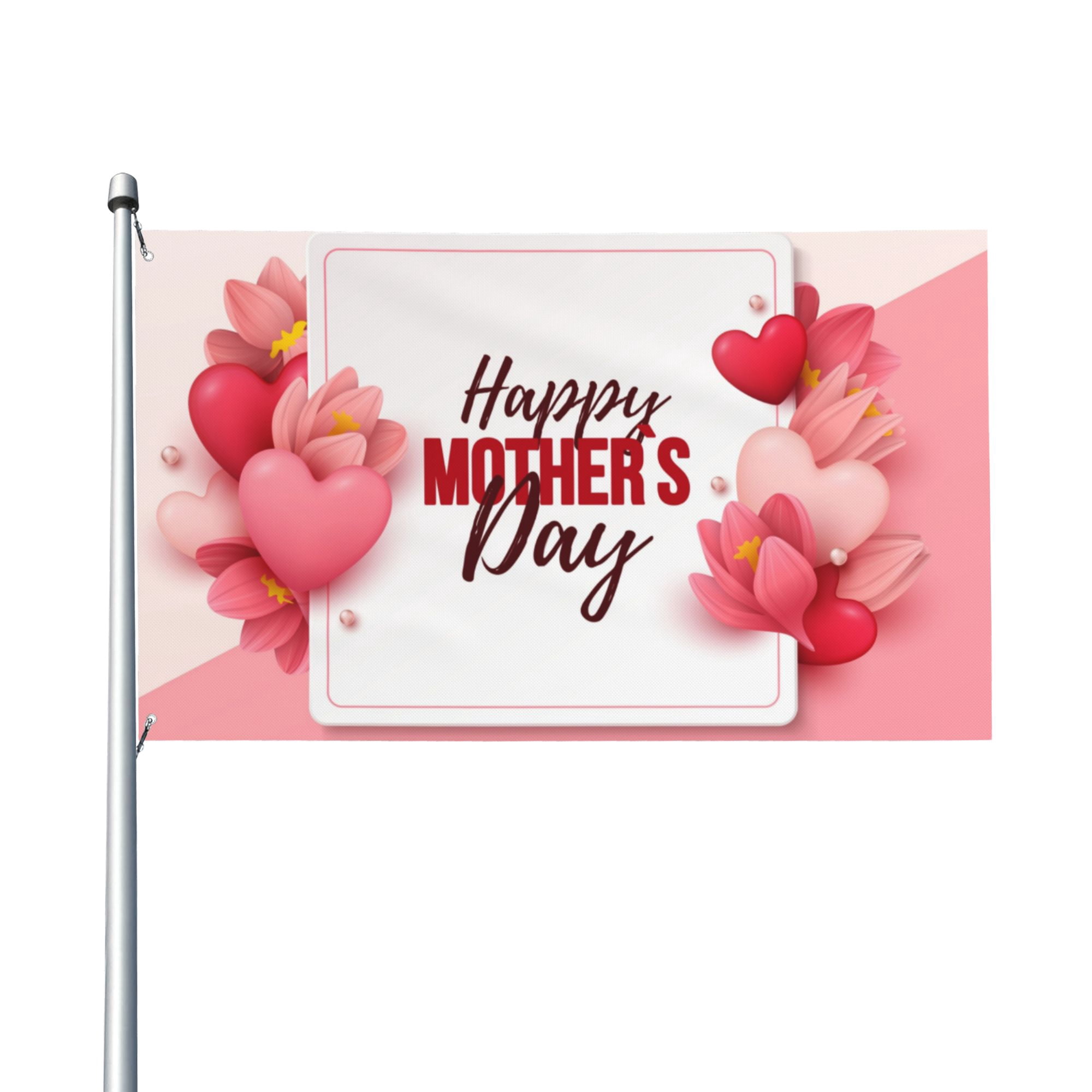 Happy Mother's day Flag 3X5FT For Outdoor With Metal Eyelets No Flag Pole - Walmart.com