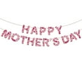 thumbnail image 1 of Happy Mothers Day Banners, Ngxiha Happy Mothers Day Letter Banner Happy Mothers Day Decorative for Mothers Day Anniversary Part Photo Booth Background Diy, 1 of 5