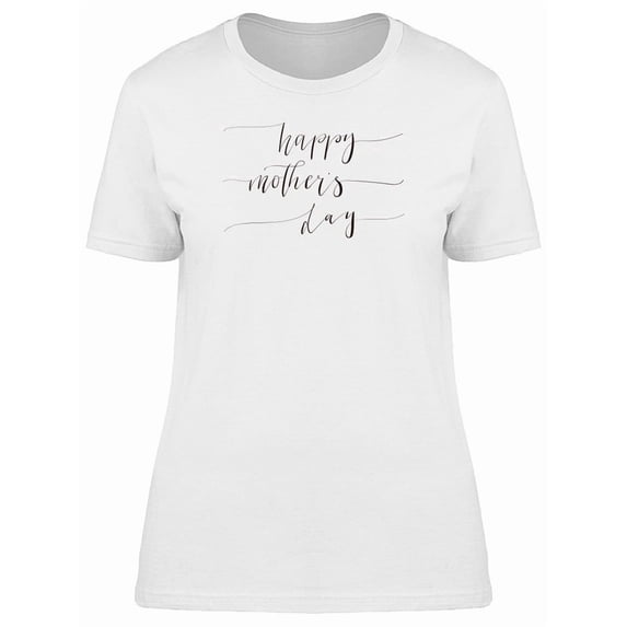 Happy Mothers Day Cool Swirl Tee Women's -Image by Shutterstock