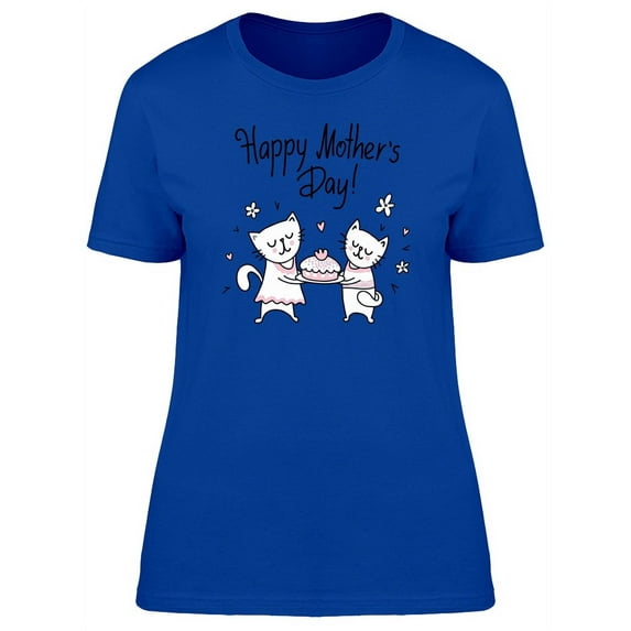 Happy Mothers Day Cute Kittens Tee Women's -Image by Shutterstock