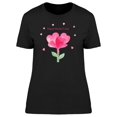 thumbnail image 1 of Happy Mothers Day Floral Hearts T-Shirt Women -Image by Shutterstock, Female Medium, 1 of 2