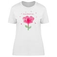 thumbnail image 1 of Happy Mothers Day Floral Hearts T-Shirt Women -Image by Shutterstock, Female XX-Large, 1 of 2