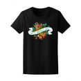 thumbnail image 1 of Happy Mothers Day Floral T-Shirt Women -Image by Shutterstock, Female Medium, 1 of 2