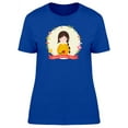 thumbnail image 1 of Happy Mothers Day On Round Frame T-Shirt Women -Image by Shutterstock, Female x-Large, 1 of 2