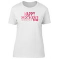 thumbnail image 1 of Happy Mothers Day, Pink Hearts Tee Women's -Image by Shutterstock, 1 of 2