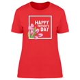 thumbnail image 1 of Happy Mothers Day Pink Tulips Tee Women's -Image by Shutterstock, 1 of 2