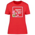 thumbnail image 1 of Happy Mothers Day Pink Tulips T-Shirt Women -Image by Shutterstock, Female XX-Large, 1 of 2