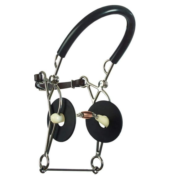 Happy Mouth Copper Roller Hackamore Bit