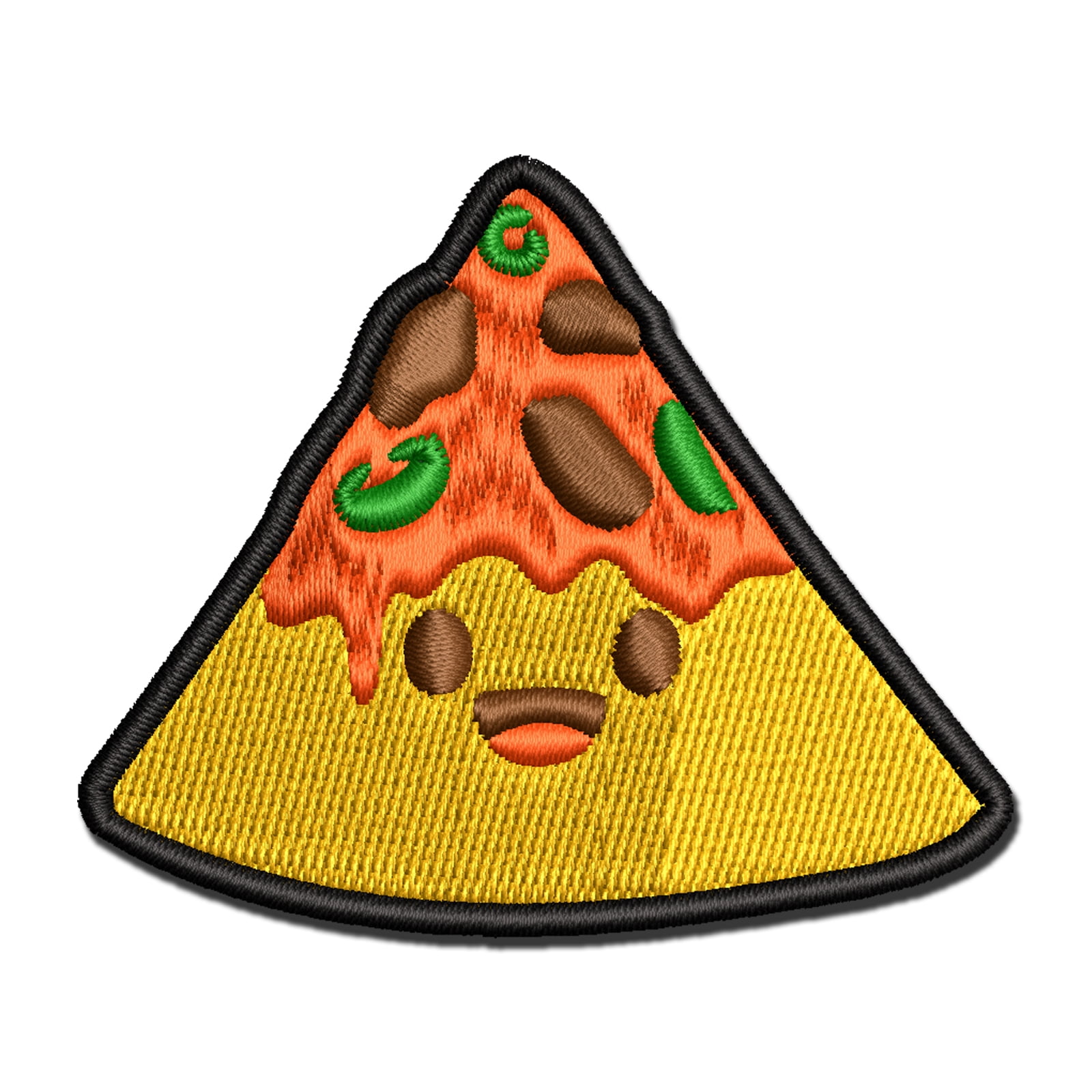 Happy Nacho Tortilla Chip Toppings Applique Multi-Color
