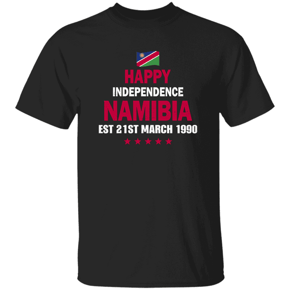Happy Namibia Flag Day Est 21St March 1990 Namibian Proud Independence Celebration T-Shirt