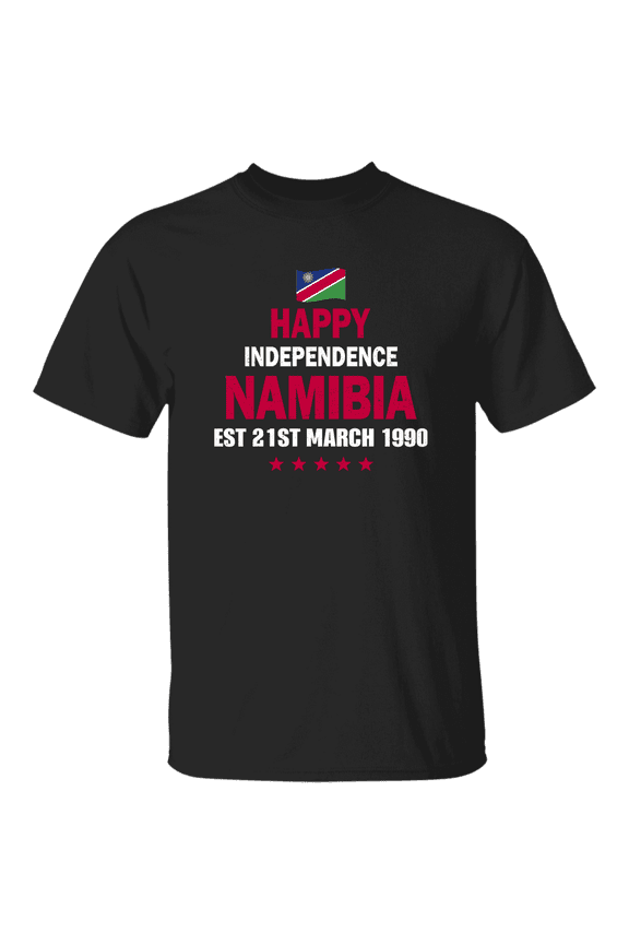 Happy Namibia Flag Day Est 21St March 1990 Namibian Proud Independence Celebration T-Shirt
