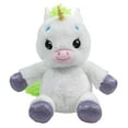 thumbnail image 1 of Happy Nappers: Lullabrites Unicorn - Musical Light Up Bedtime Plush - White & Green - Plays 3 Lullabies, Soft Animal, Day & Night Soothing Toy, Kids, 1 of 10