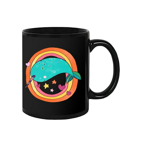 Happy Narwals Collection C. Mug - June Erica Vess Designs,