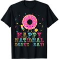 thumbnail image 1 of Happy National Donuts Day Baking Chef Baker Making Donuts T-Shirt, 1 of 4