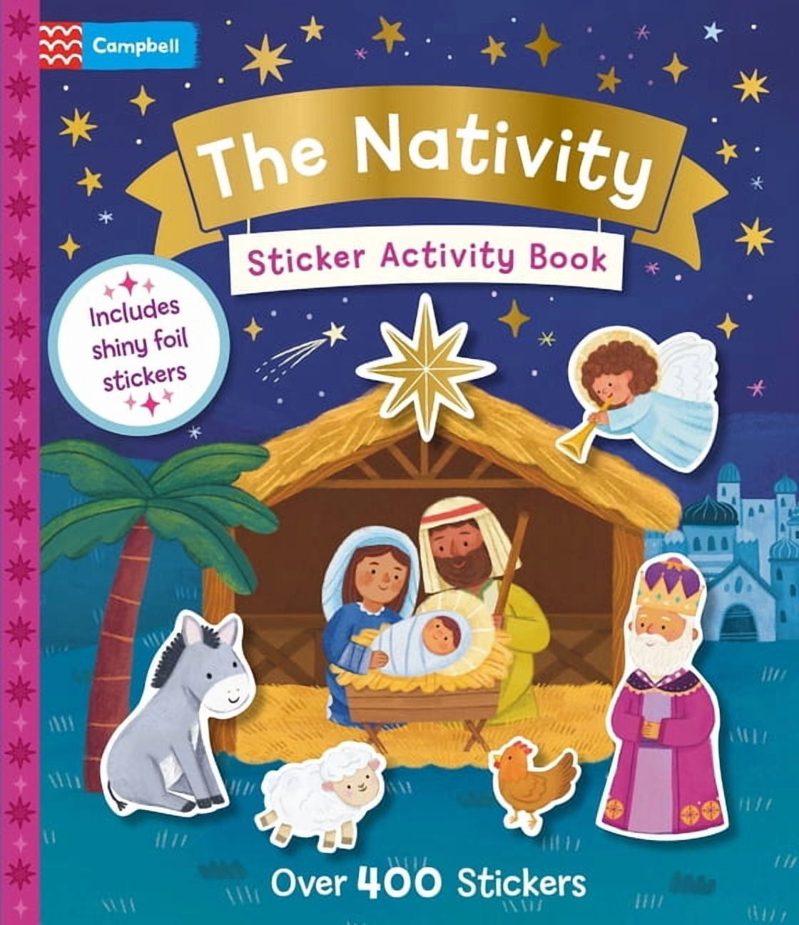 The Nativity Sticker Activity Book, (Paperback)