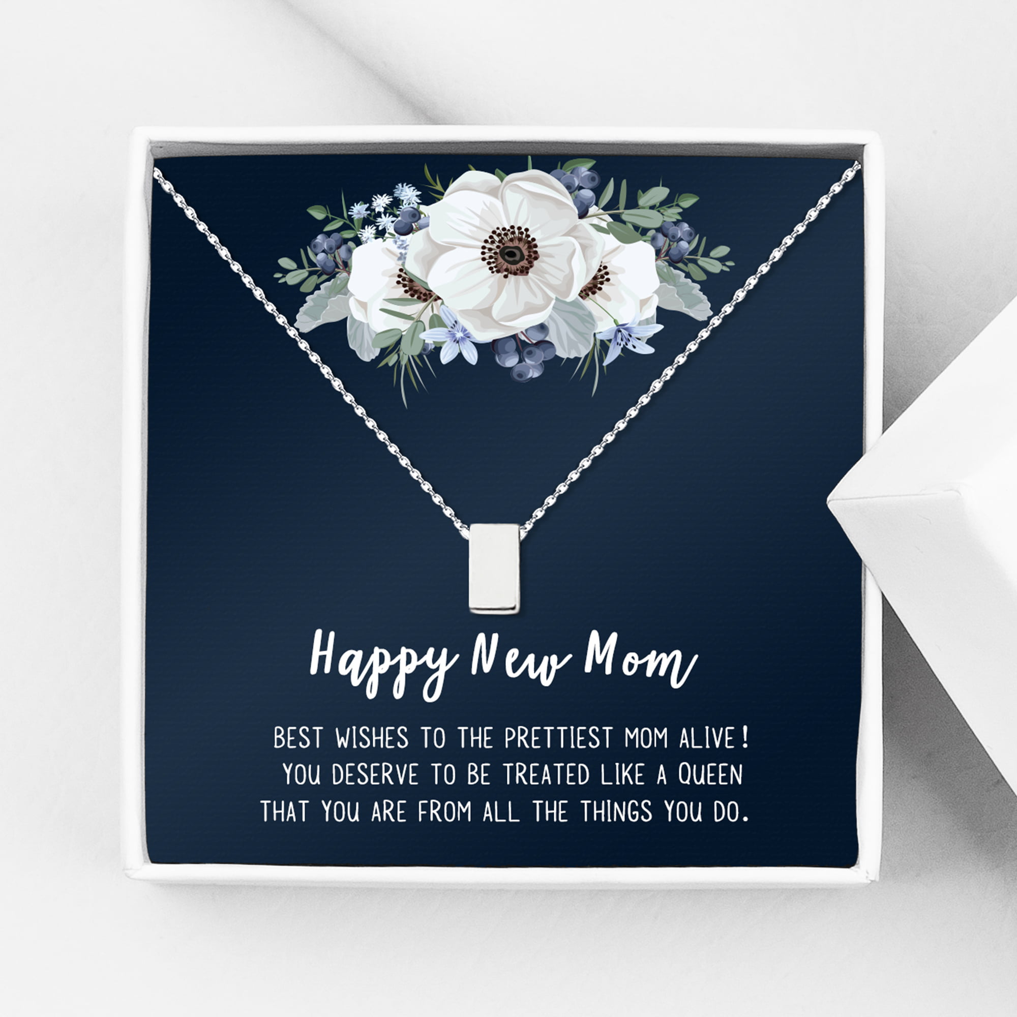 Sublimation High Quality Mom Necklace Silver / Set of 5