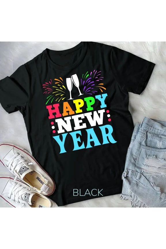 Happy New Year 2020, NYE Party Gift for Men, Women, and Kids Graphic New Unisex T-Shirt
