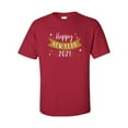 thumbnail image 1 of Happy New Year 2021 Festive Unisex Adult Short Sleeve T-shirt-Cardinal Red-xl, 1 of 4