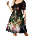 thumbnail image 1 of Happy New Year 2021 Sleeveless Dress Woman dresses summer dresses womens 2024 Clothing Female clothing, 1 of 6