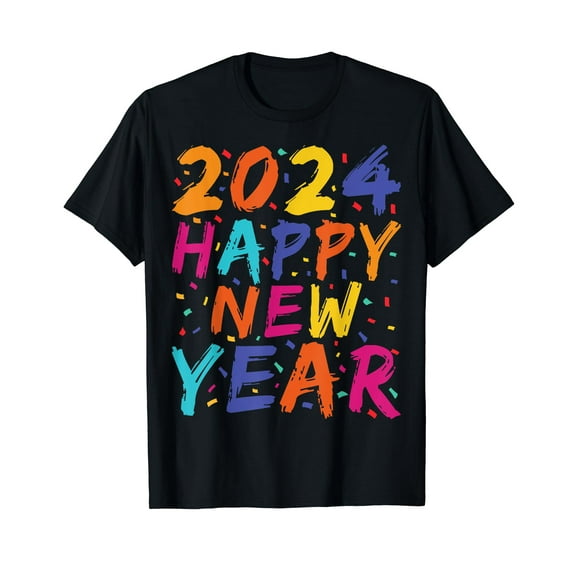 Happy New Year 2024 Family Matching Celebration Party T-Shirt