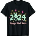 thumbnail image 1 of Happy New Year 2024 Goodbye 2023 Hello 2024 T-Shirt, 1 of 3