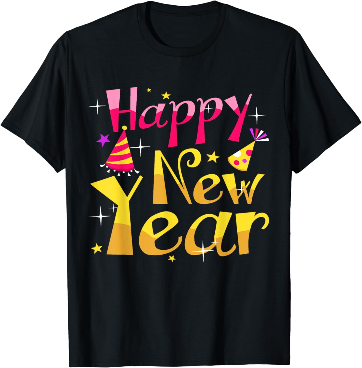 Happy New Year 2024 T-Shirt - Walmart.com