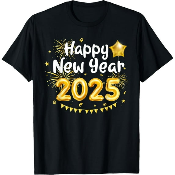 Happy New Year 2025 Family Reunion Party New Year Eve T-Shirt