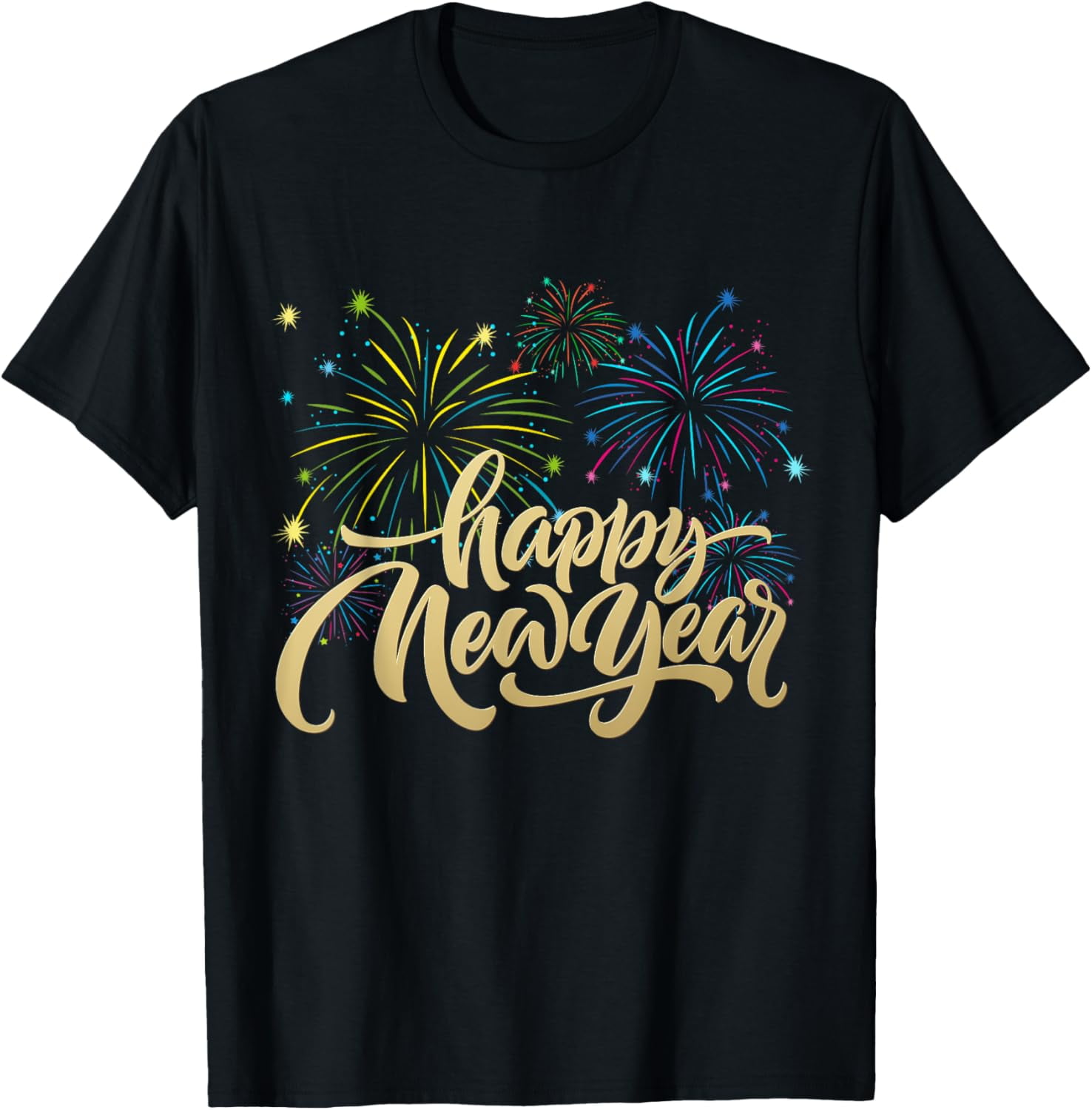 Happy New Year 2025 Fireworks New Year Eve Party 2025 TShirt