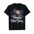 Happy New Year 2025 Fireworks New Year's Eve Party Countdown TShirt