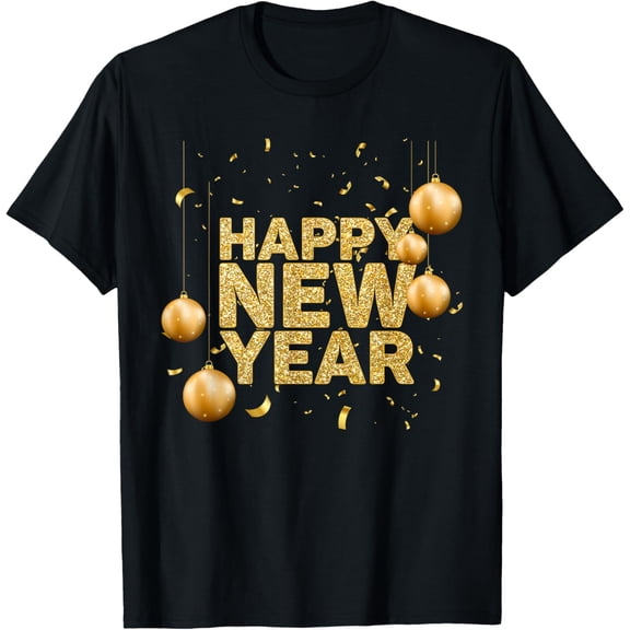 Happy New Year 2025 New Years Eve Party Countdown Fireworks T-Shirt
