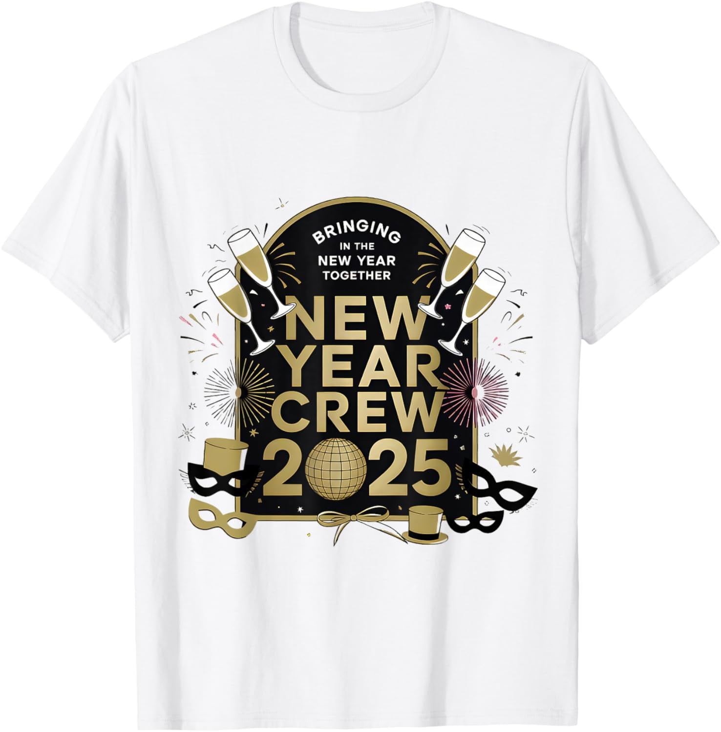 Happy New Year 2025 New Years Eve Party Family Matching 2025 TShirtMen