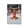 thumbnail image 1 of Happy New Year 2026 Bloodhound Holiday Balloons Party Snow Travel Passport Wallet Dog Lover PU Leather Passport Holder Cover - 13018, 1 of 5