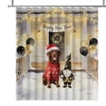thumbnail image 1 of Happy New Year 2026 Chesapeake Bay Retriever Santa Gnome Holiday Party Snow Shower Curtain Chessie Dog Lover Waterproof Bathroom Bathtub Curtain - 13019, 1 of 5